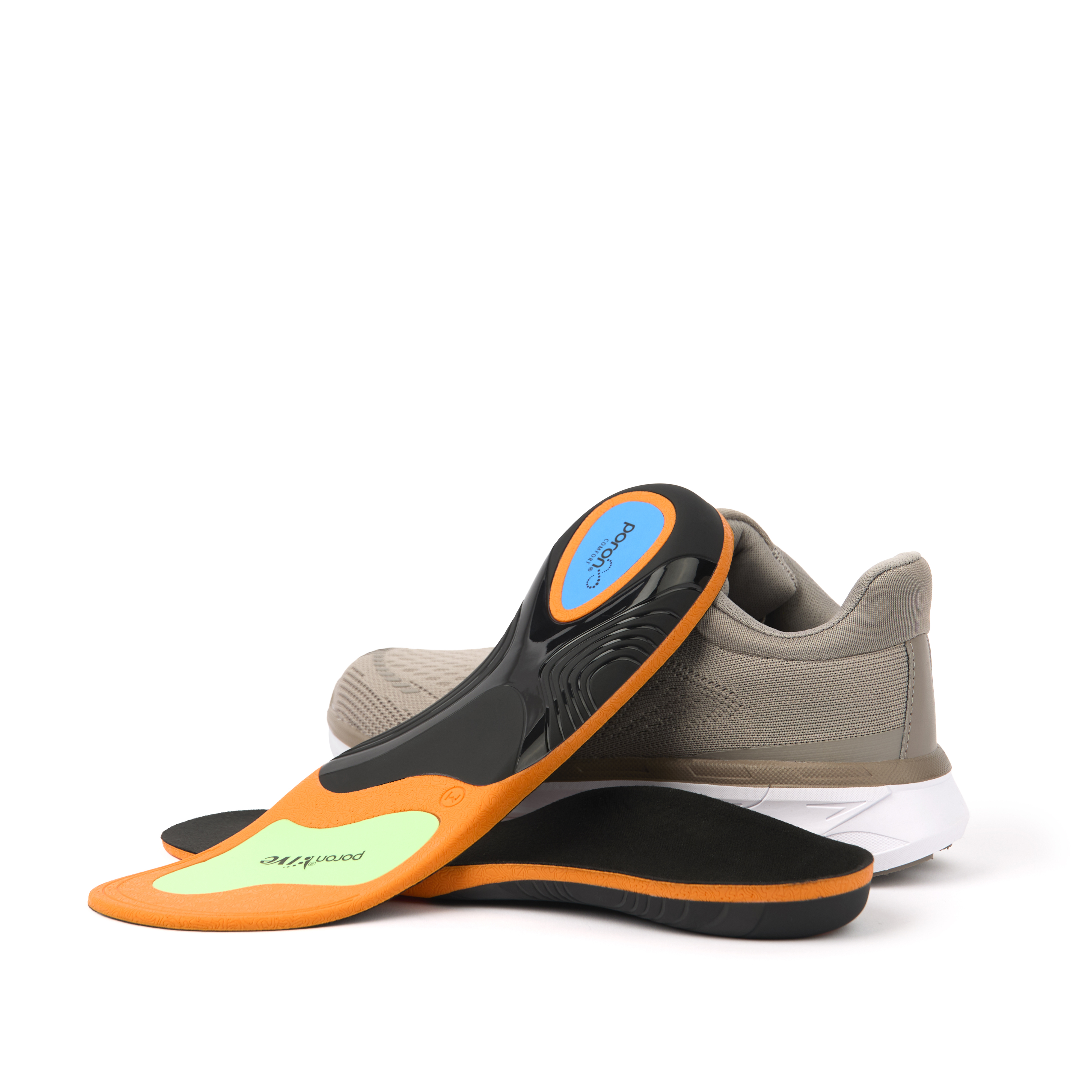 Skosåler - 1 par - Ortopædiske skosåler til flade fod, hælsporer og pronation - Medium (Skostorlek: 39-41)