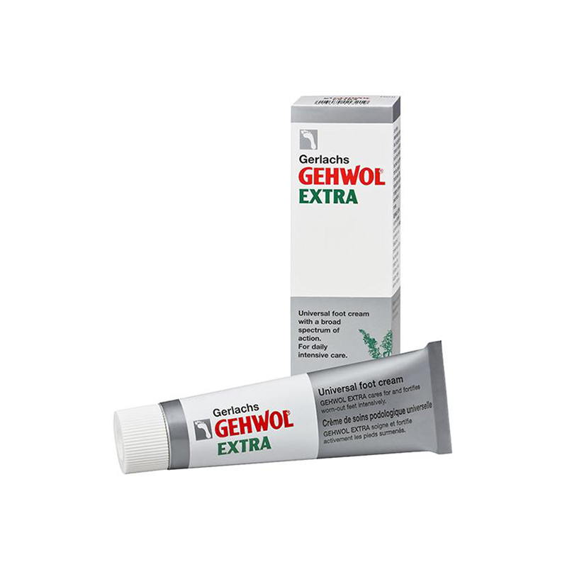 Gehwol Extra - 75 ml - Fodcreme til tørre og trætte fødder