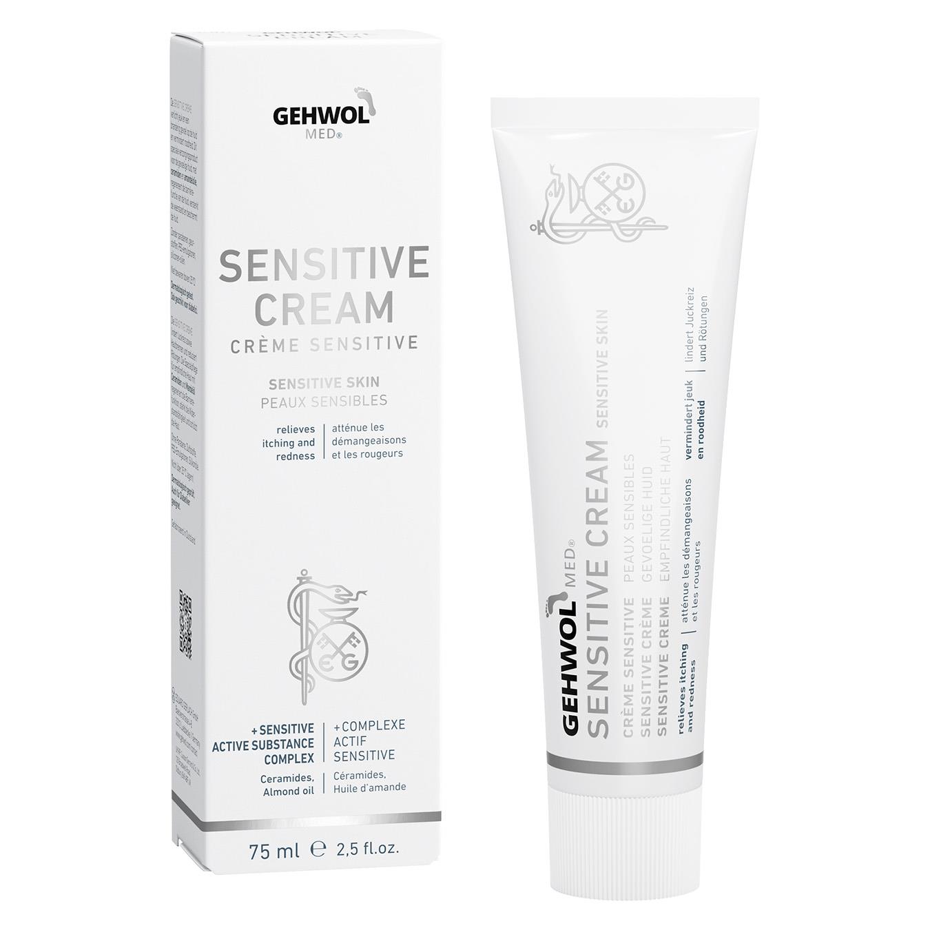 Gehwol Sensitive Foot Cream - 75 ml - Tør og sensitiv hud