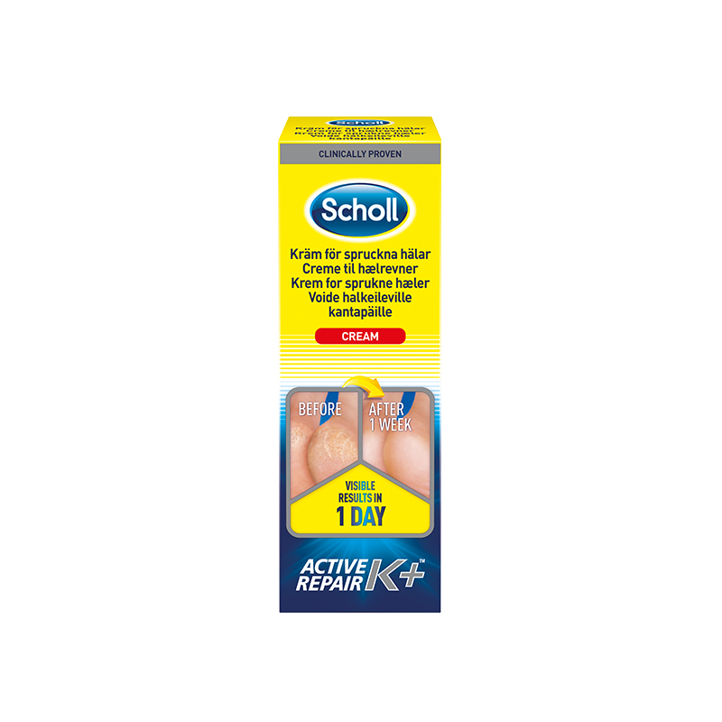 Scholl Active Repair K+ 60 ml - Til revnede hæle