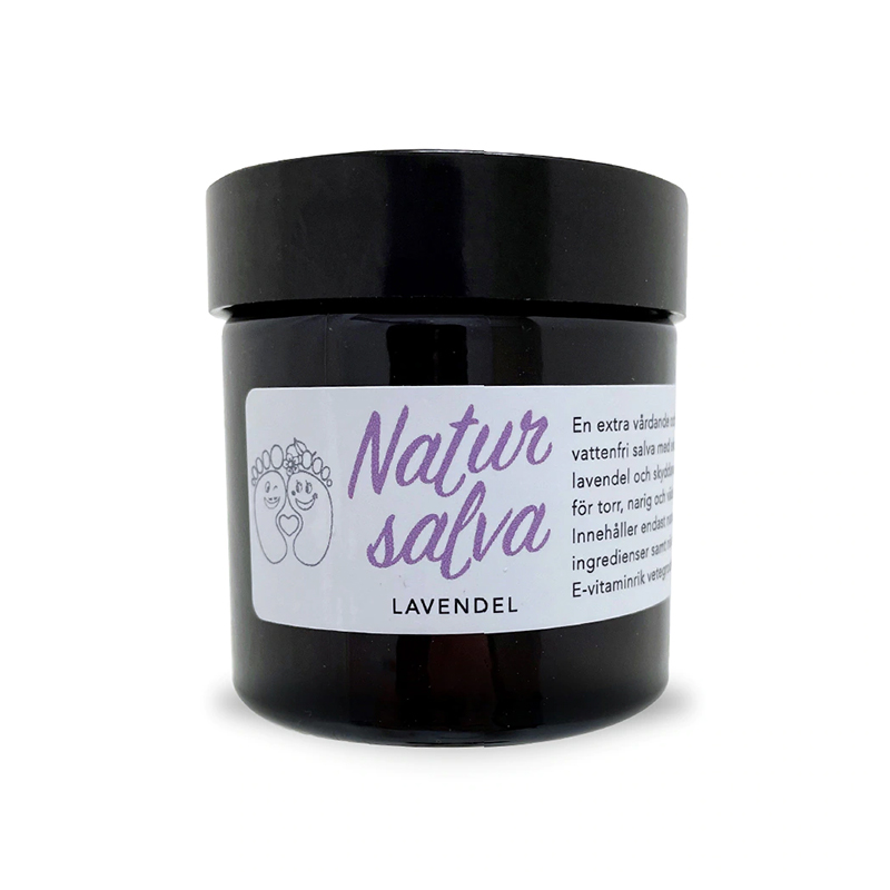 Naturlig salve - 60 ml - Lindrer tør, irriteret og sensitiv hud - Lavendel