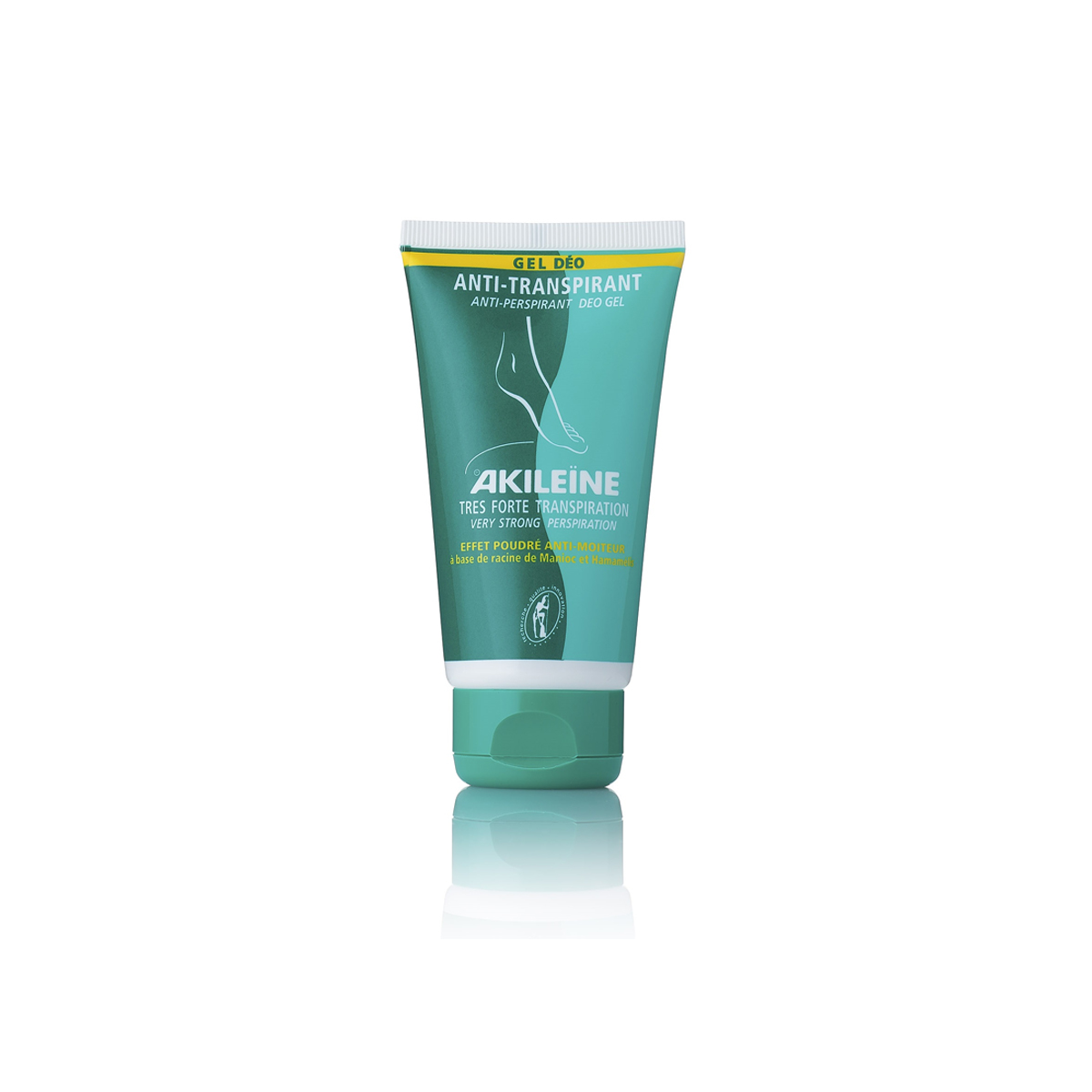 Akileine Gel Deo - 75 ml - Til svedige fødder