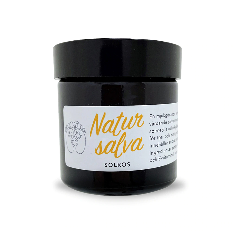 Naturlig salve - 60 ml - Lindrer tør, irriteret og sensitiv hud - Solros
