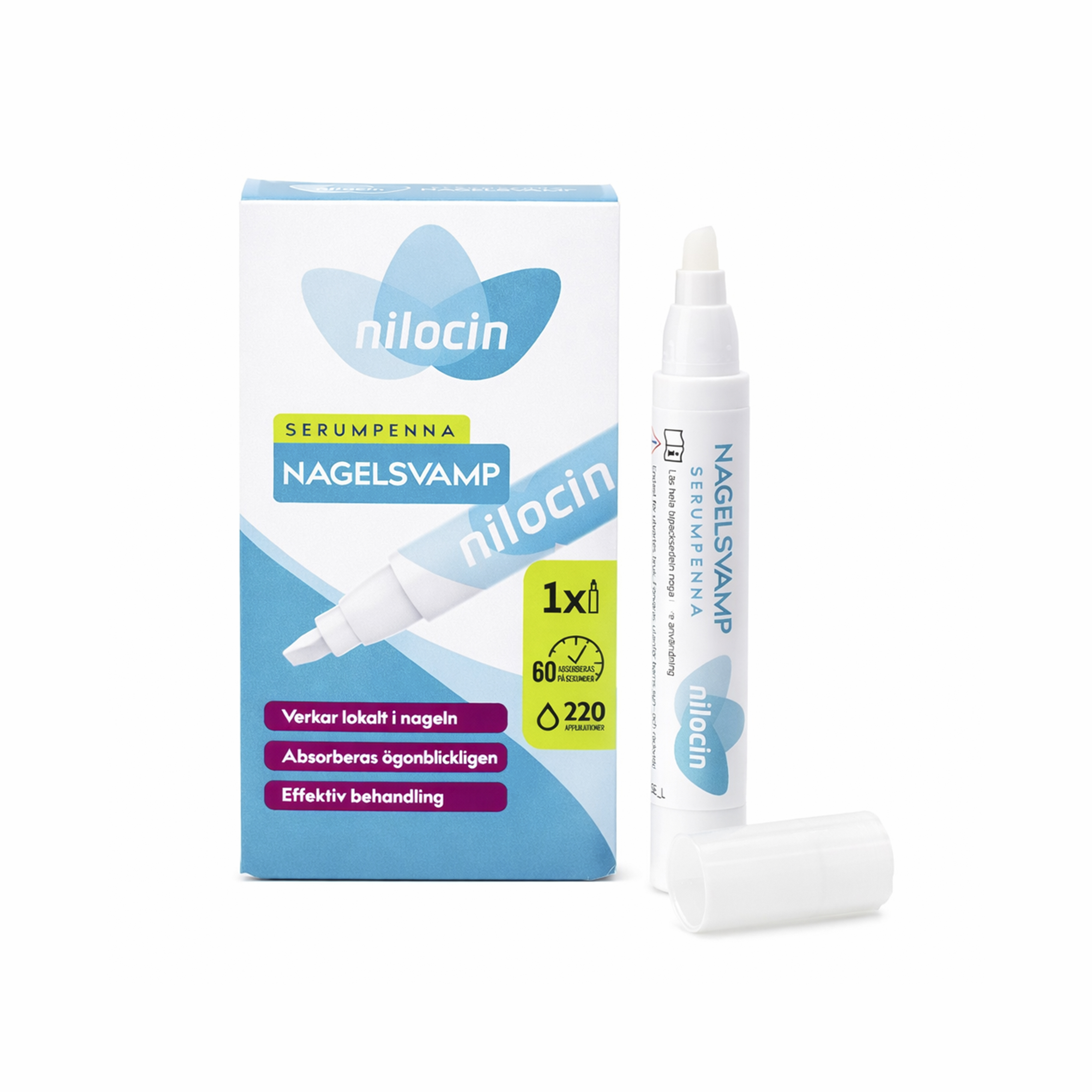 Nilocin Serum Pen - 3 ml - Modvirker neglesvamp