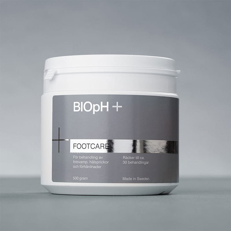 BIOpH+ fodpleje - 500 g - Medicinsk fodbad til fodsvamp og hård hud