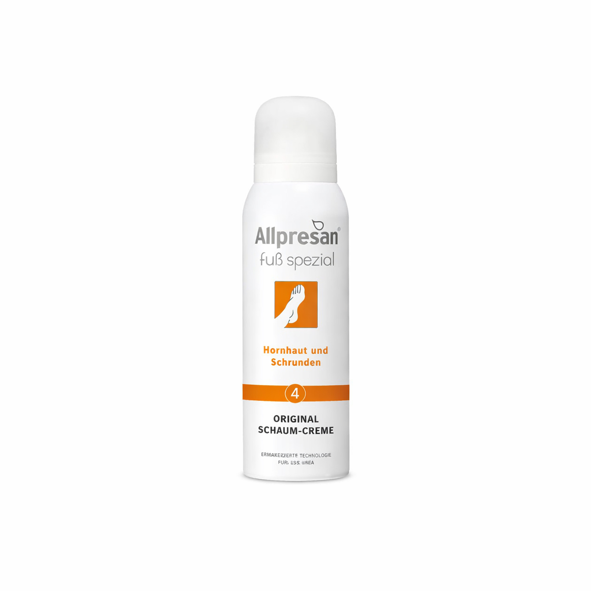 Allpresan (4) Pedicare Cream Foam - 125 ml - Helbreder hudrevner