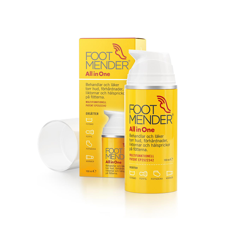 Footmender All in One - 100 ml - Multi-creme til tør hud, revner og hård hud