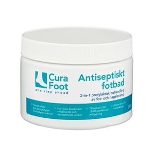 CuraFoot - 500 g - Medicinsk fodbad, der reducerer risikoen for svamp og bakterier